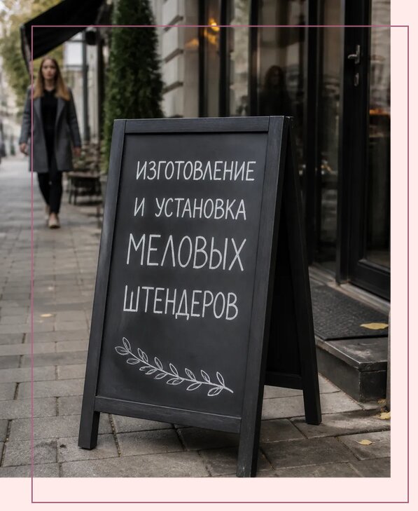 Меловые штендеры в Дзержинске по цене от 6609 р. | Аванза-Дзр